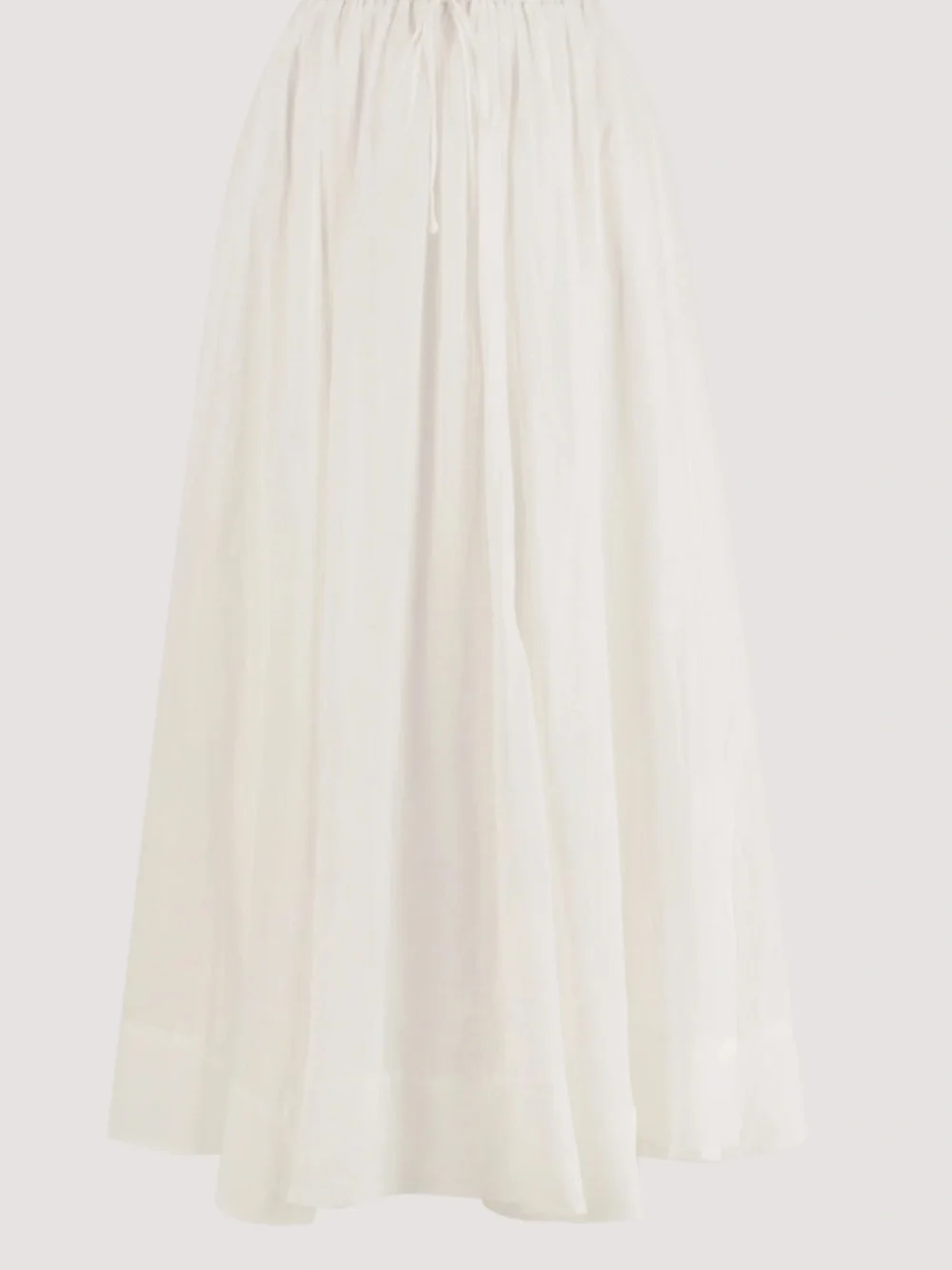 Dissh White Linen Skirt - Picture 4 of 6